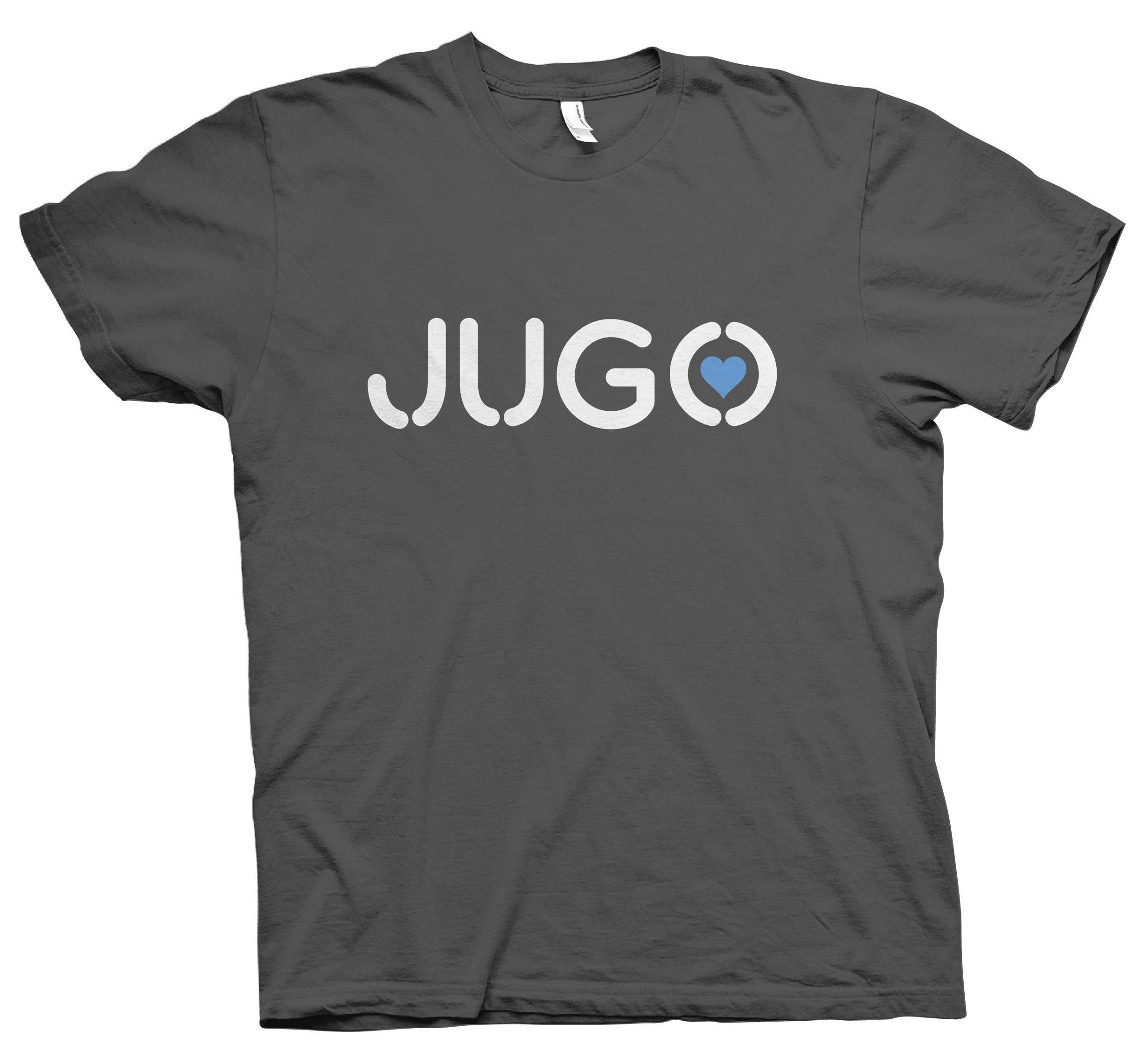 JUGO2_logotype_tee_grey front flat