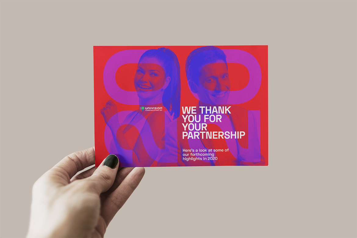 A collection of all the various consumer facing marketing materials made during my time at Univision